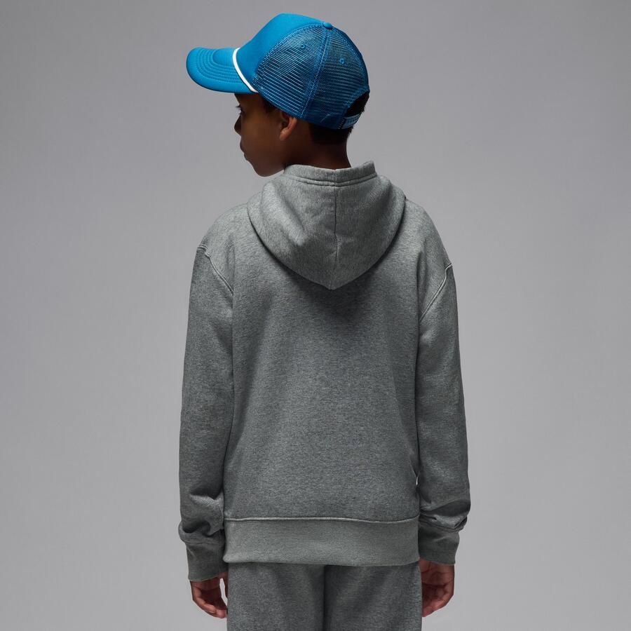 Jordan Baseline hoodie voor meisjes Grijs