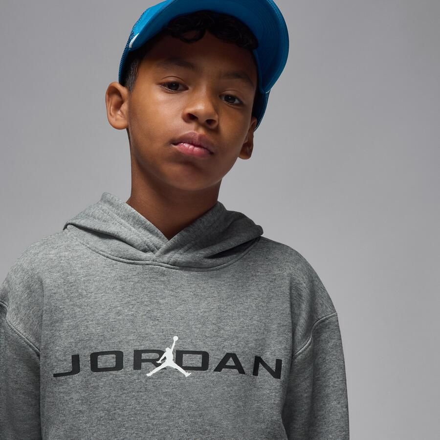 Jordan Baseline hoodie voor meisjes Grijs - Foto 2