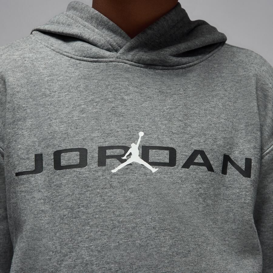 Jordan Baseline hoodie voor meisjes Grijs - Foto 3