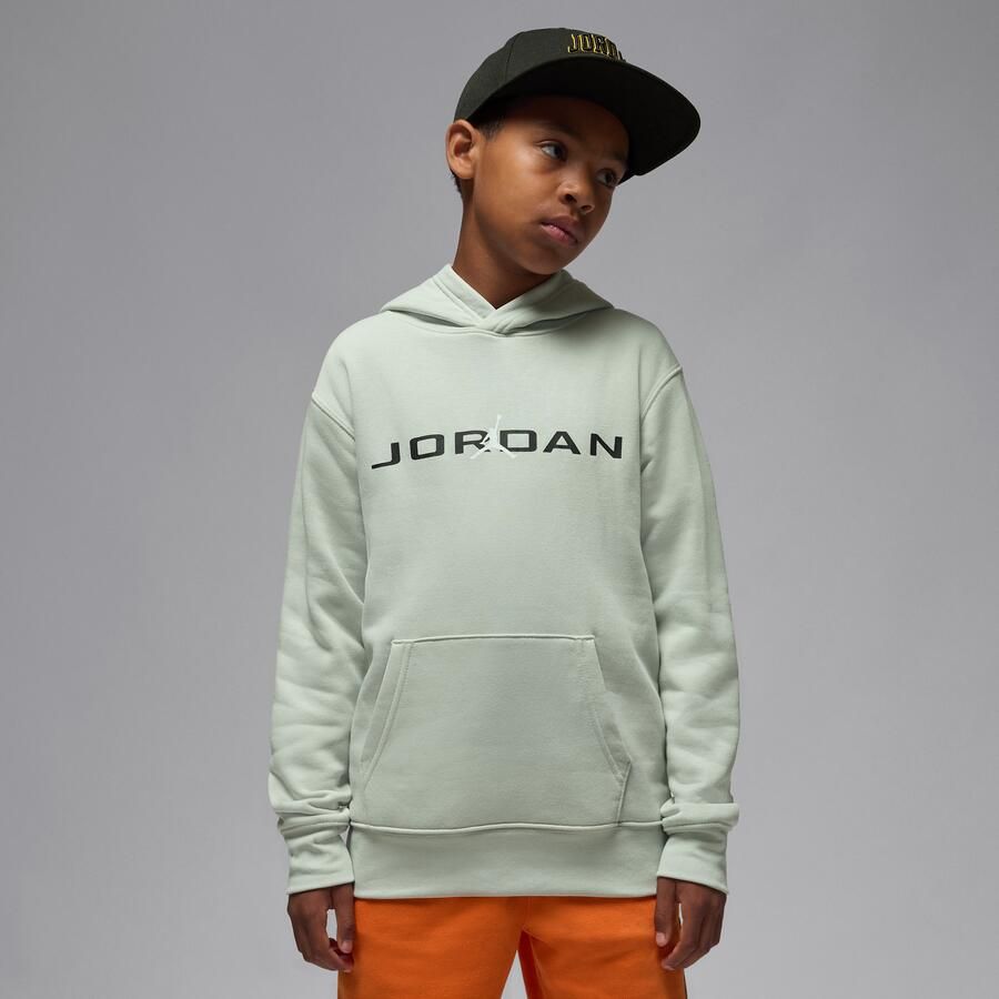 Jordan Baseline hoodie voor meisjes Grijs - Foto 4