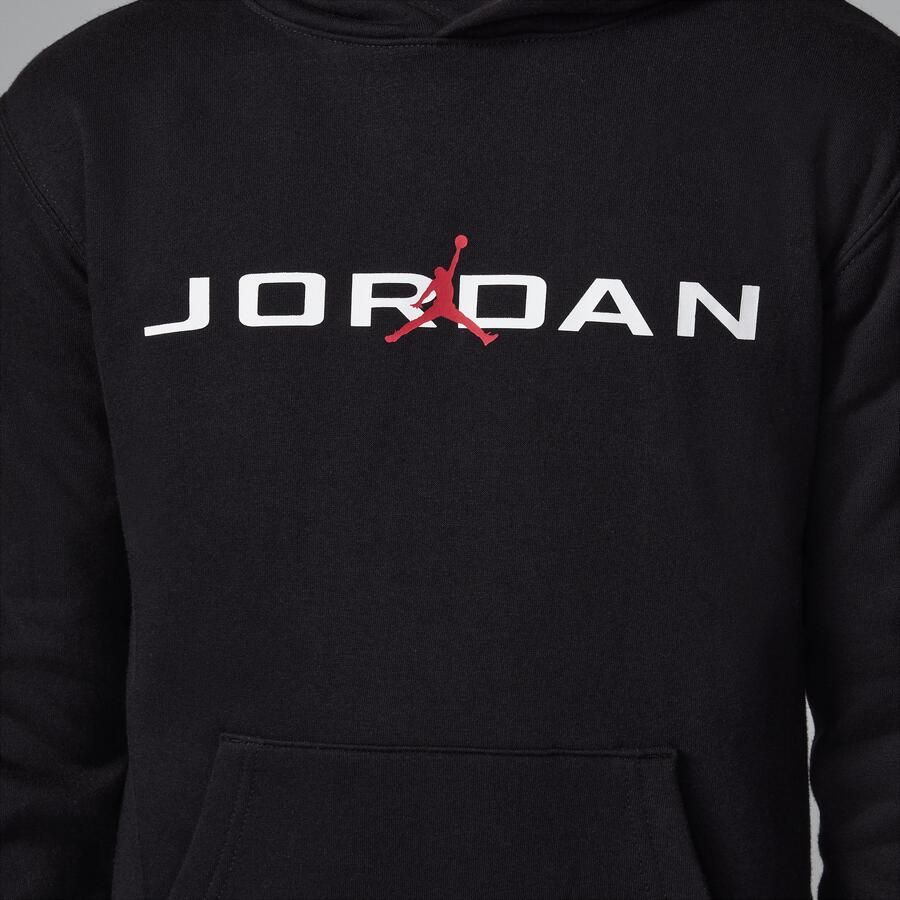 Jordan Baseline hoodie voor meisjes Zwart - Foto 2