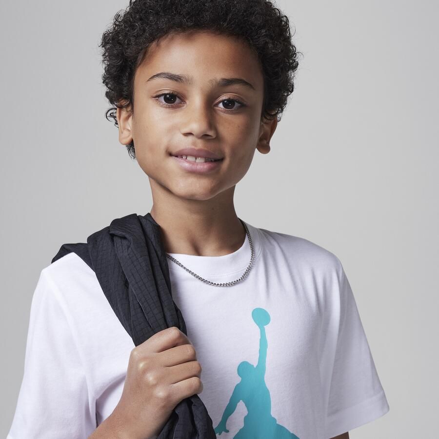 Jordan Baseline T-shirt voor kids Wit