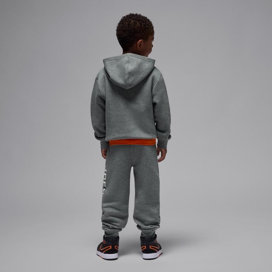Jordan Baseline tweedelige fleeceset voor kleuters Grijs