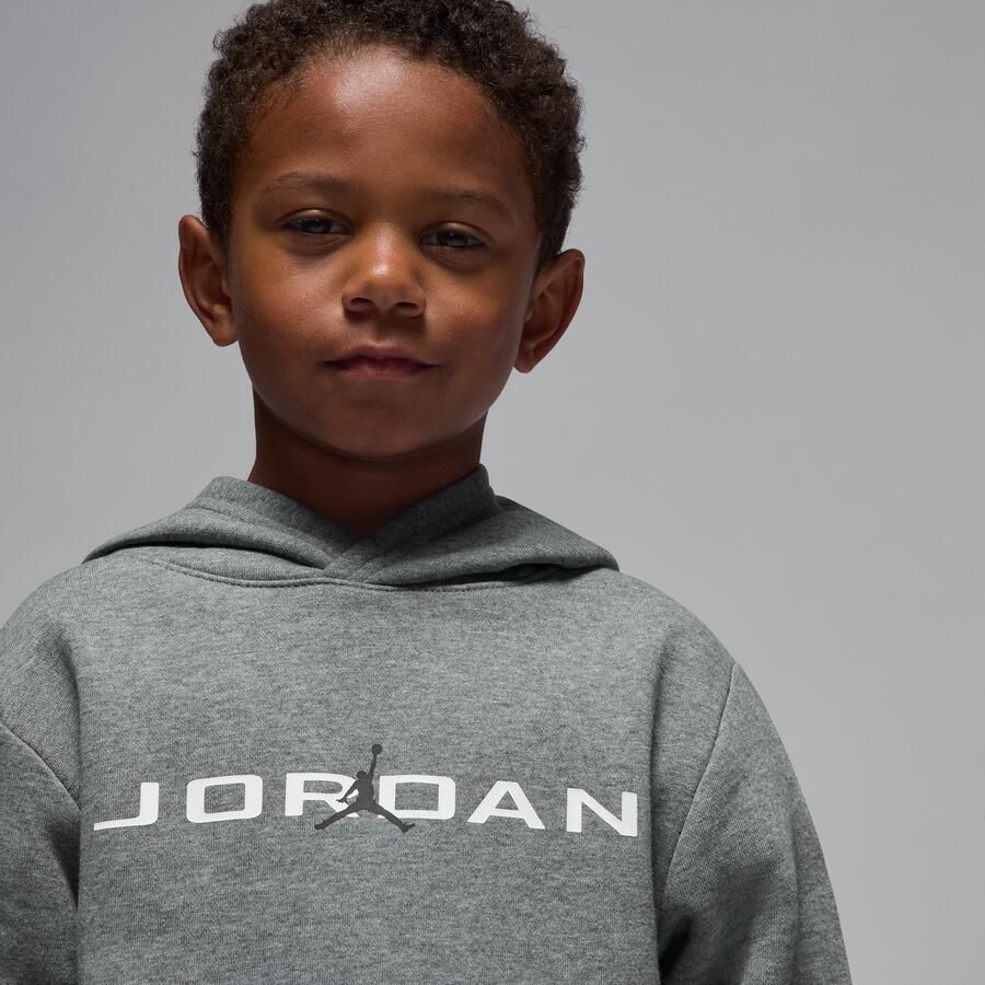 Jordan Baseline tweedelige fleeceset voor kleuters Grijs - Foto 3