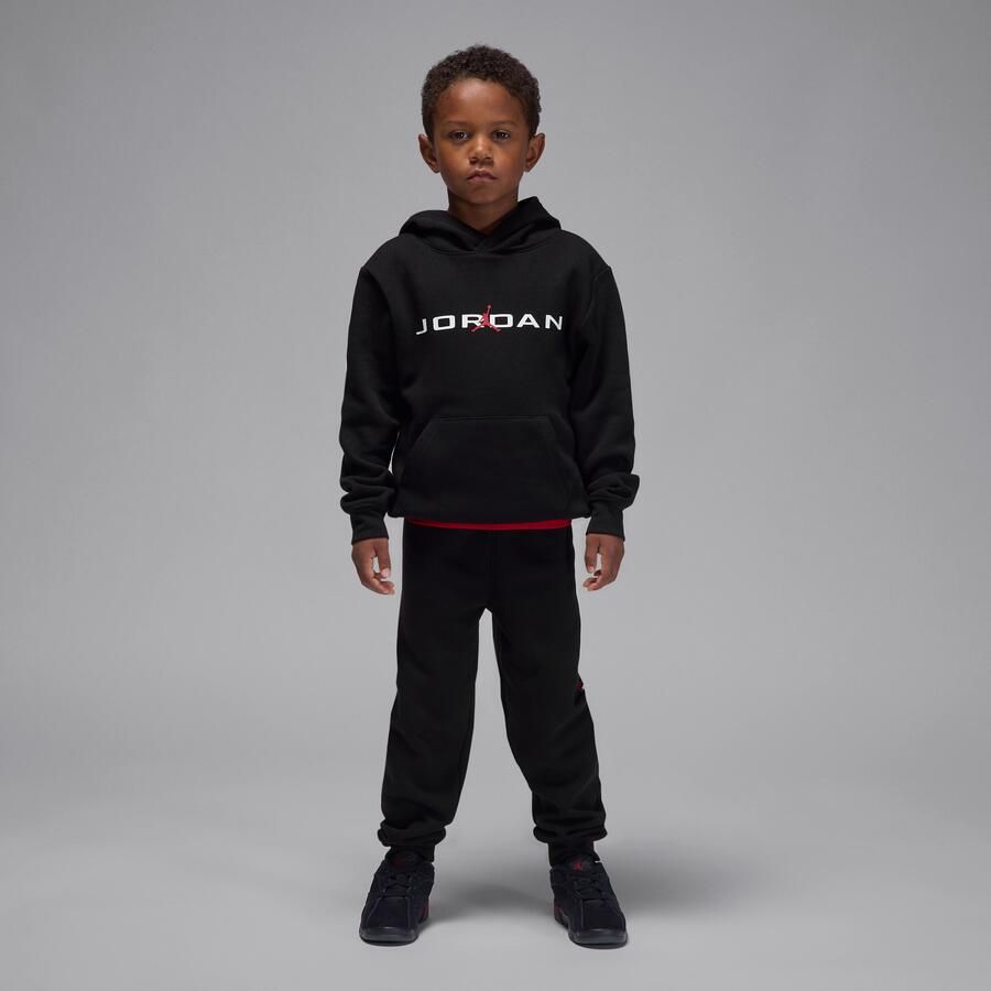 Jordan Baseline tweedelige fleeceset voor kleuters Zwart - Foto 4