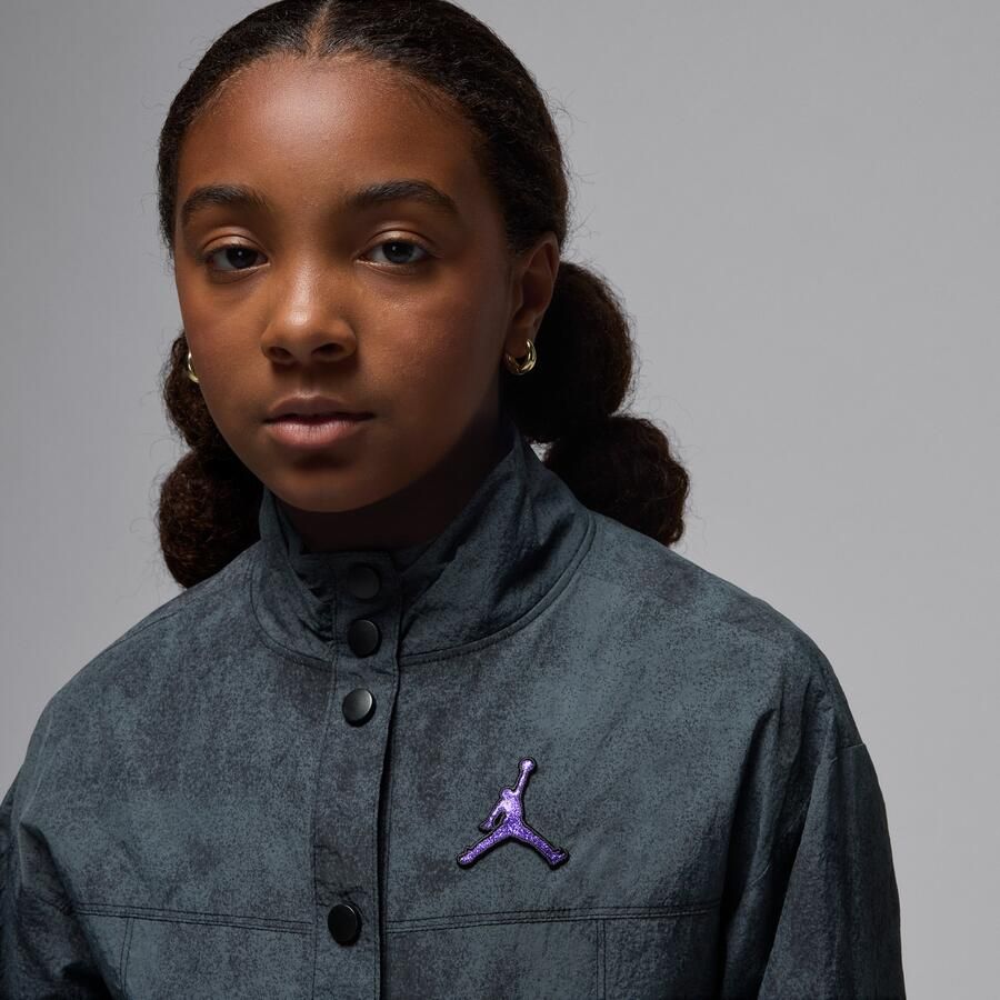 Jordan Blue Jeans and Bling lichte jack voor kids Zwart - Foto 2