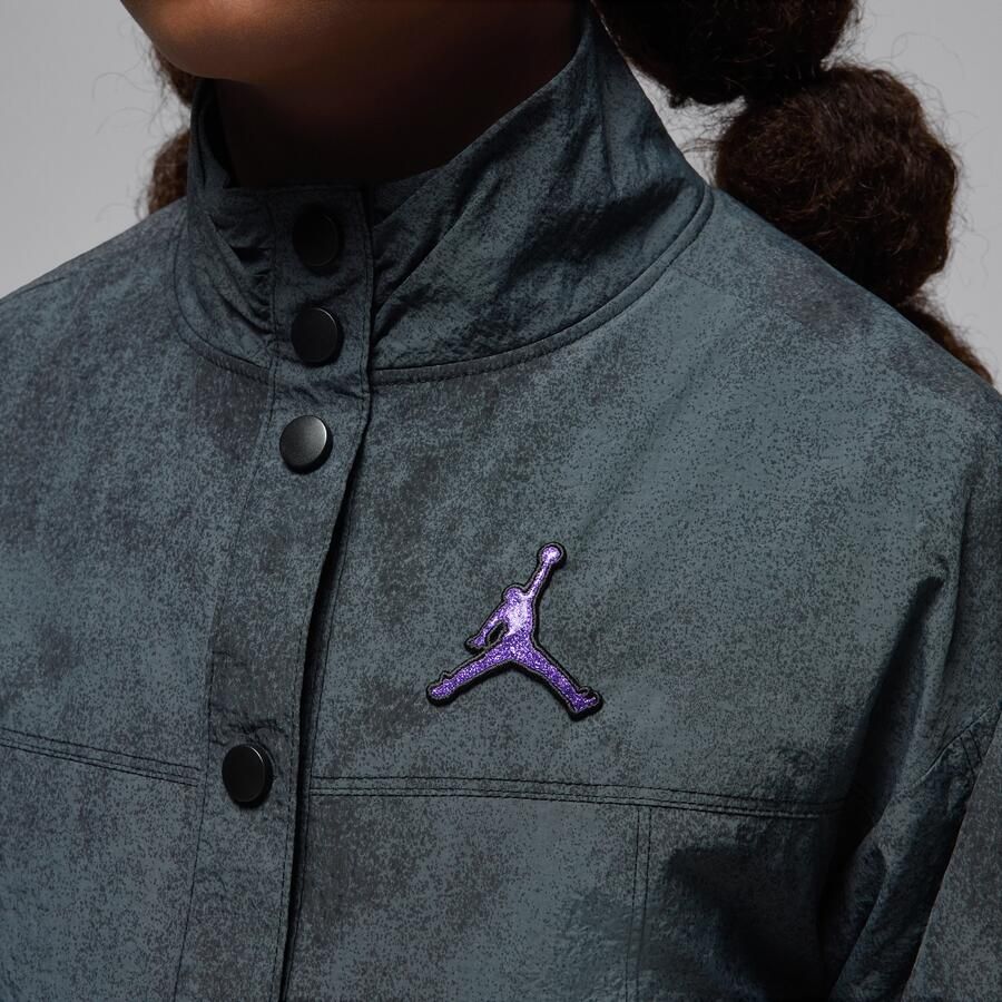 Jordan Blue Jeans and Bling lichte jack voor kids Zwart - Foto 3