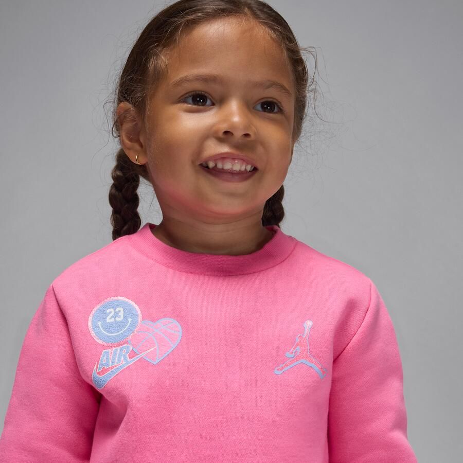 Jordan Blue Jeans and Bling tweedelige peuterset met broek Blauw