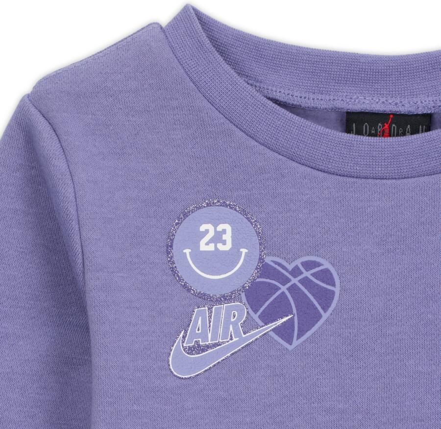 Jordan Blue Jeans and Bling tweedelige set met broek voor baby's (12-24 maanden) Zwart