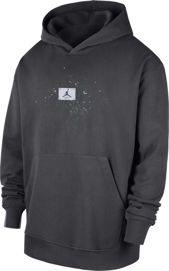 Jordan Boston Celtics Basketball Flight fleece hoodie voor heren Grijs - Foto 3