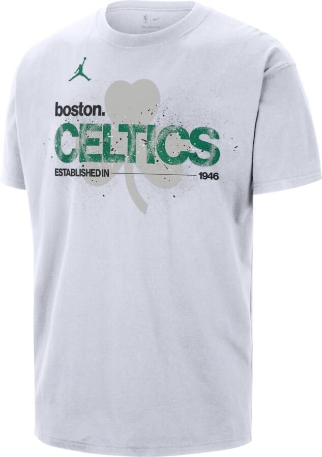 Jordan Boston Celtics Courtside '85 NBA Statement T-shirt voor heren Wit - Foto 2