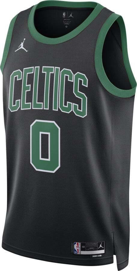 Jordan Boston Celtics Statement Edition Swingman Dri-FIT NBA-jersey voor heren Zwart - Foto 4
