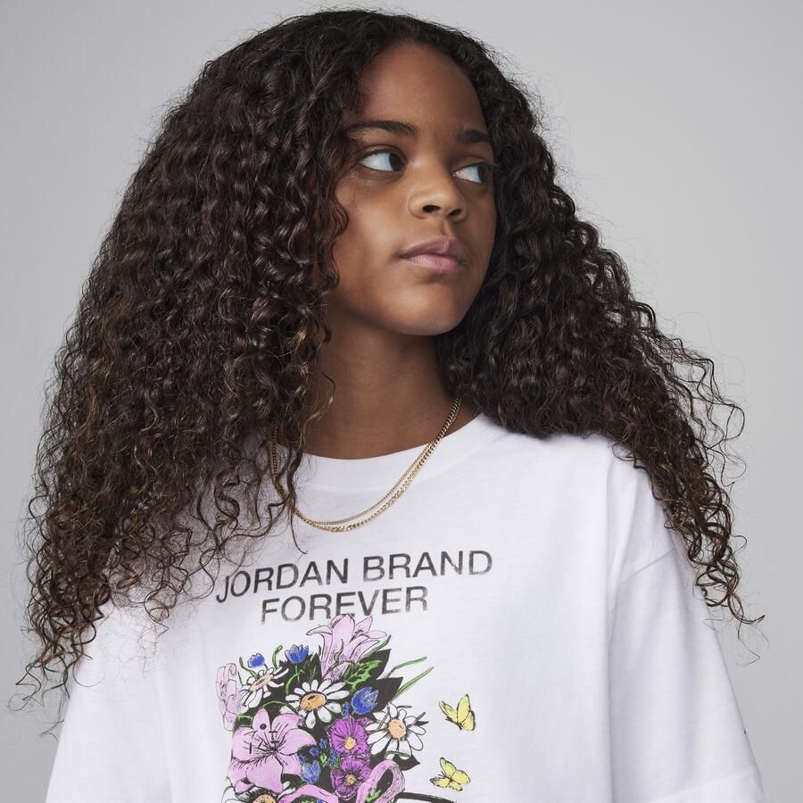 Jordan Brand Forever T-shirt voor kids Wit