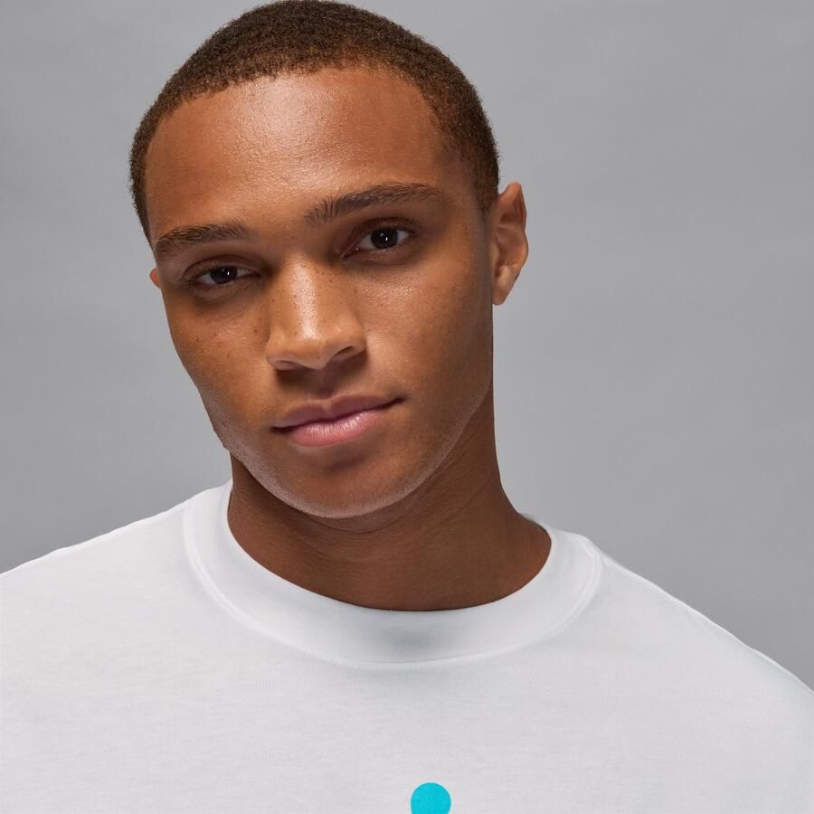 Jordan Brooklyn AJ11 T-shirt met graphic en lange mouwen voor heren Wit - Foto 2
