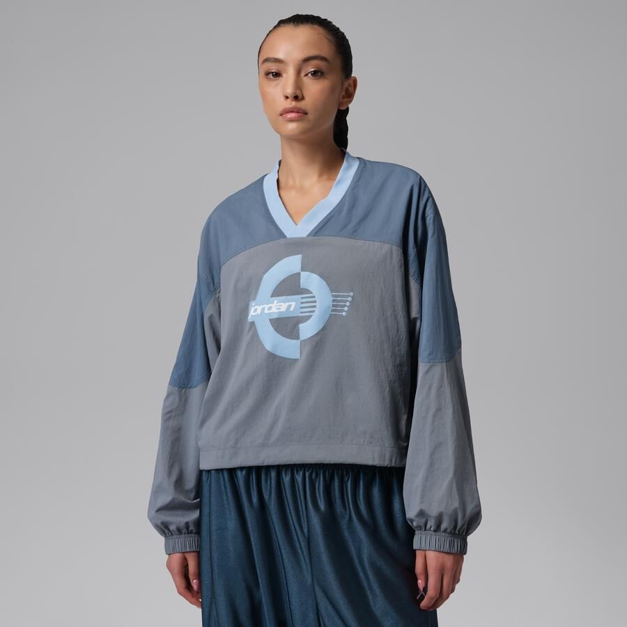 Jordan Brooklyn damestrui met lange mouwen en graphic Blauw - Foto 4