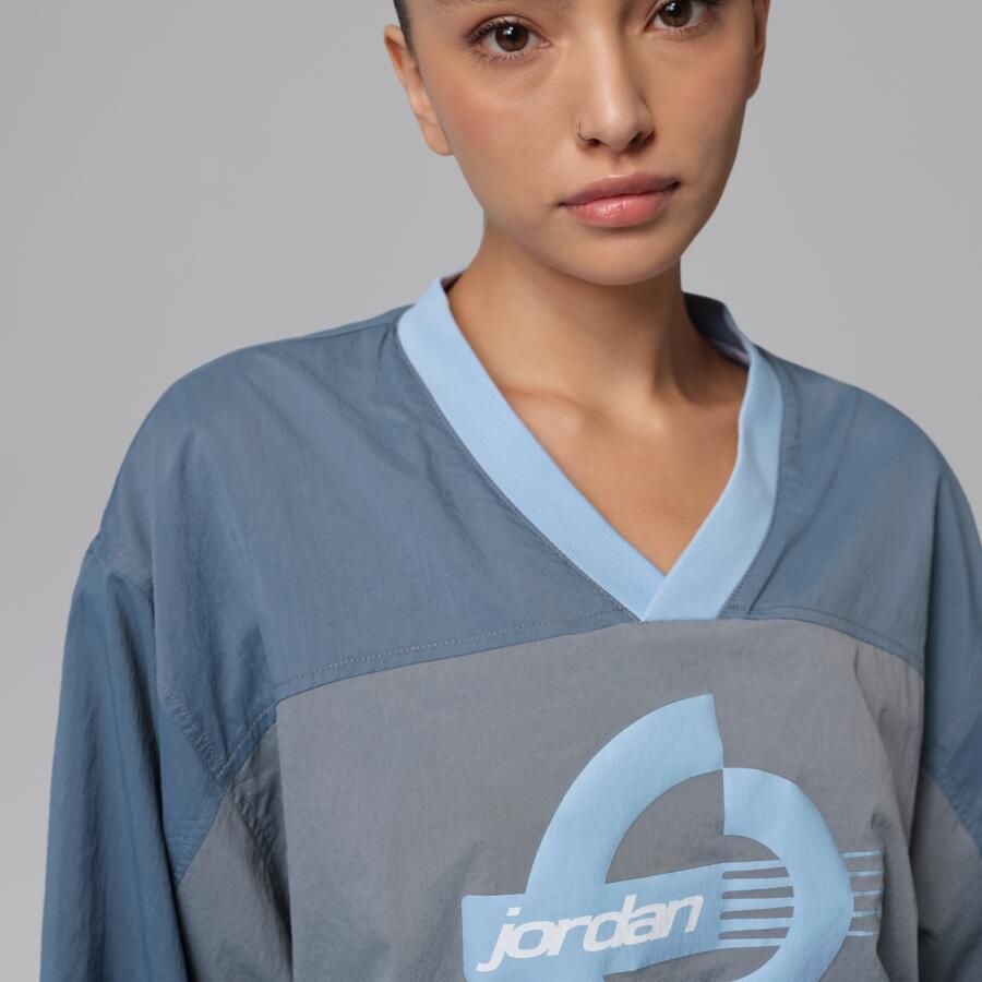 Jordan Brooklyn damestrui met lange mouwen en graphic Blauw - Foto 2