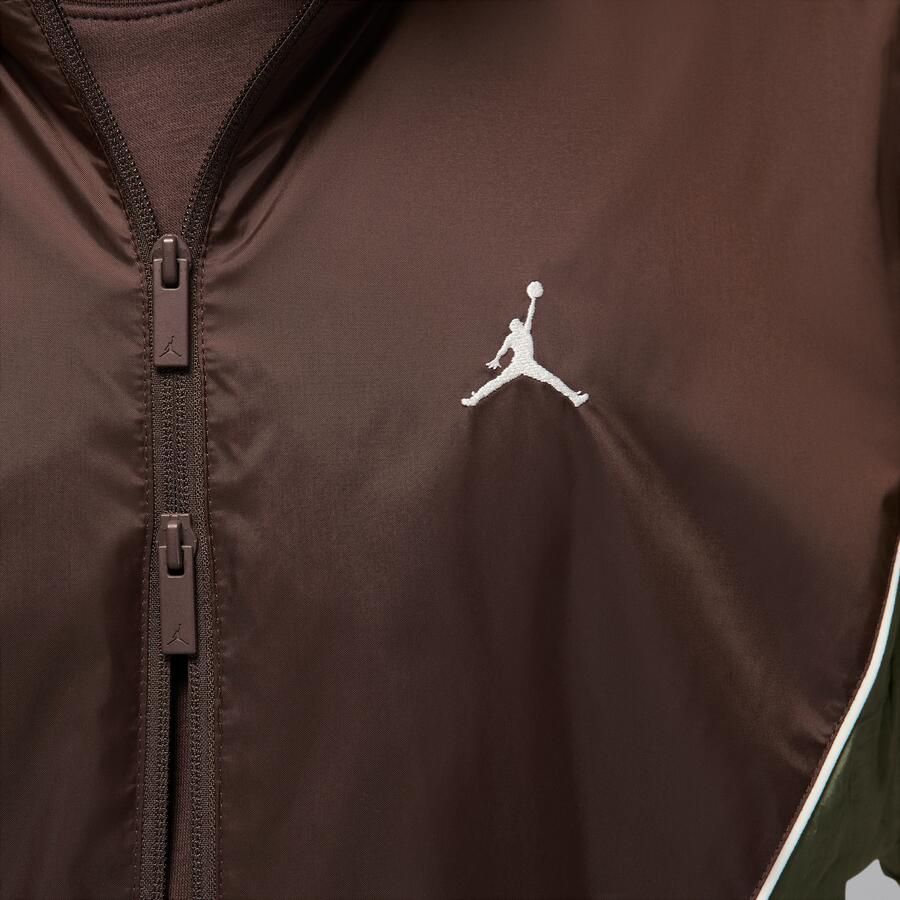 Jordan Brooklyn Draft herenjack met capuchon Bruin - Foto 3