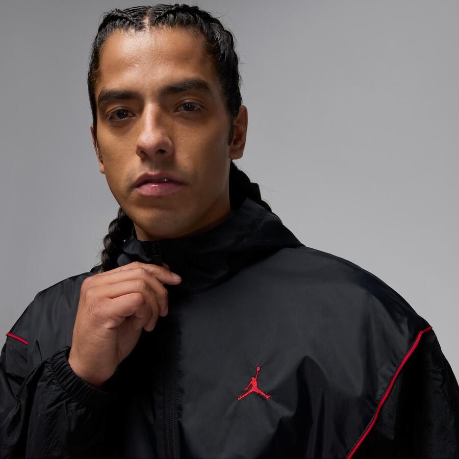 Jordan Brooklyn Draft herenjack met capuchon Zwart - Foto 2