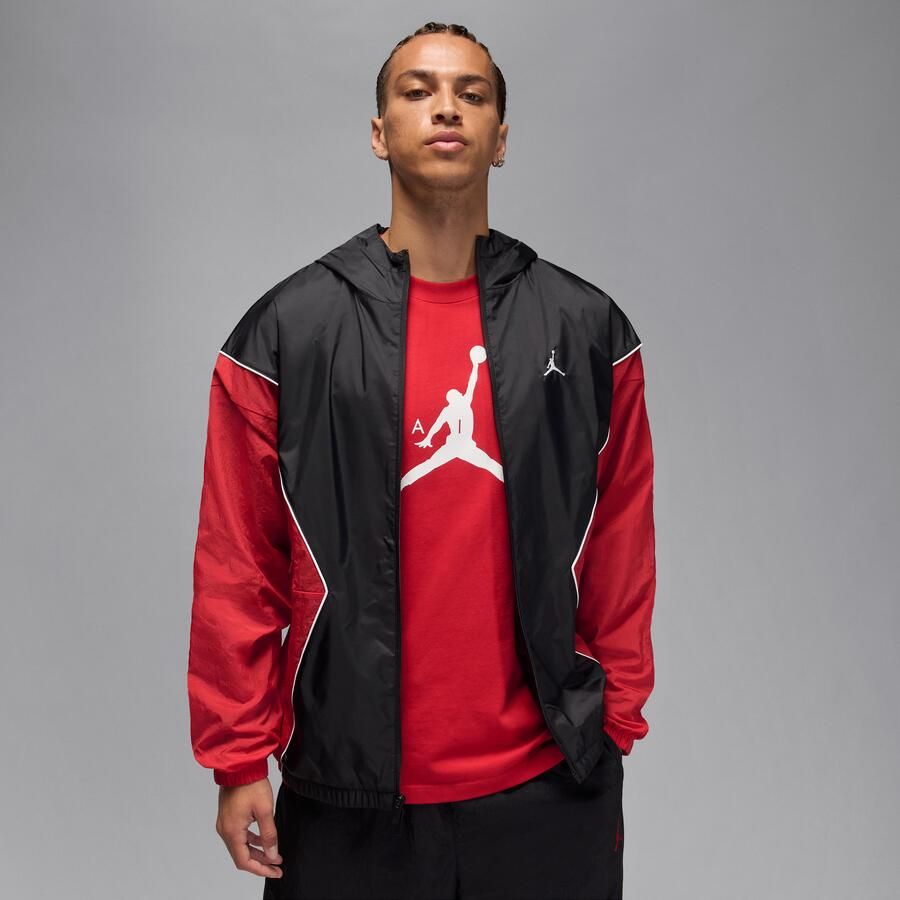 Jordan Brooklyn Draft herenjack met capuchon Zwart - Foto 4