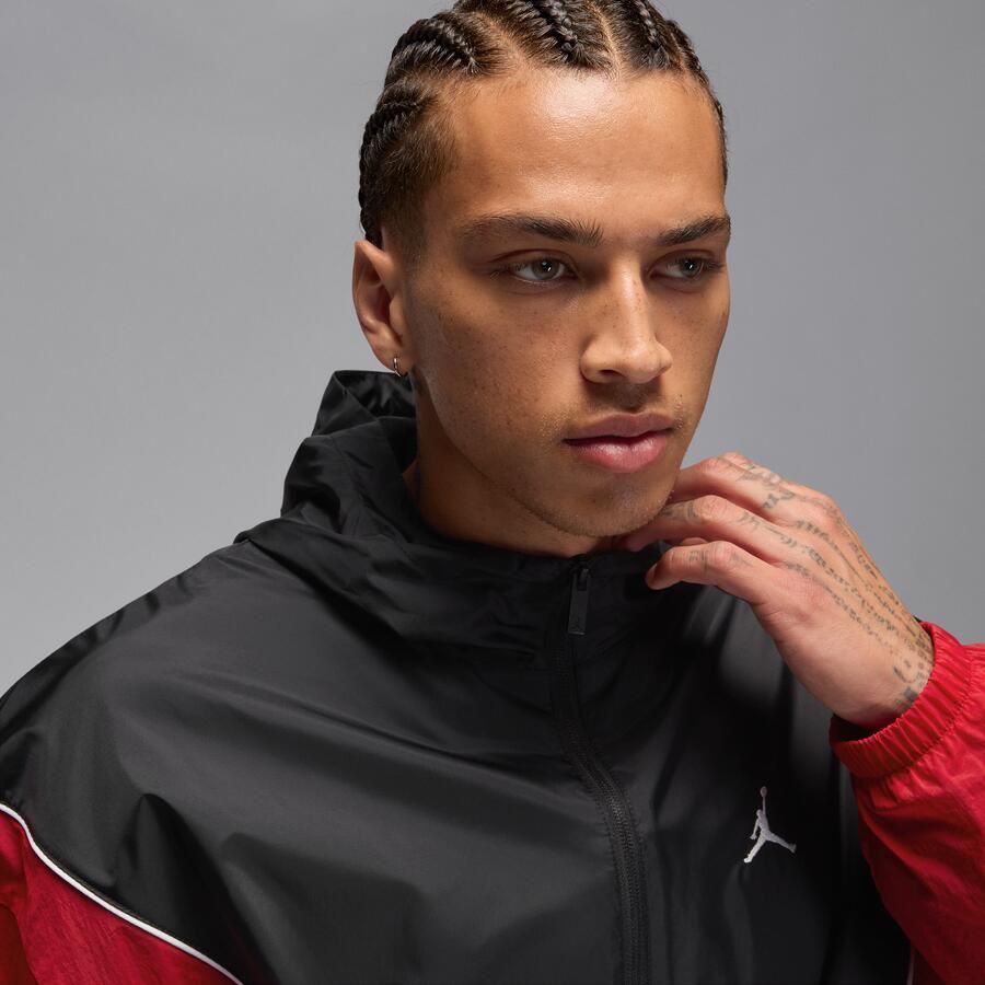 Jordan Brooklyn Draft herenjack met capuchon Zwart - Foto 2