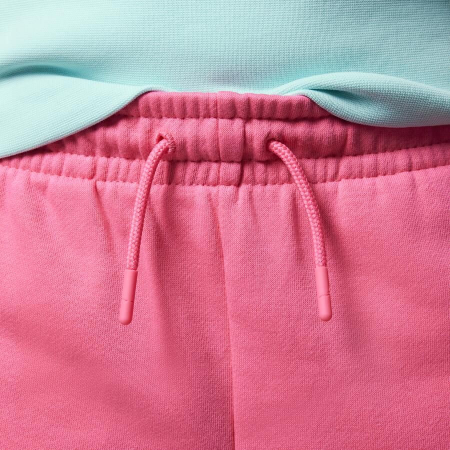 Jordan Brooklyn Essentials Dri-FIT shorts van sweatstof voor kids Roze - Foto 3