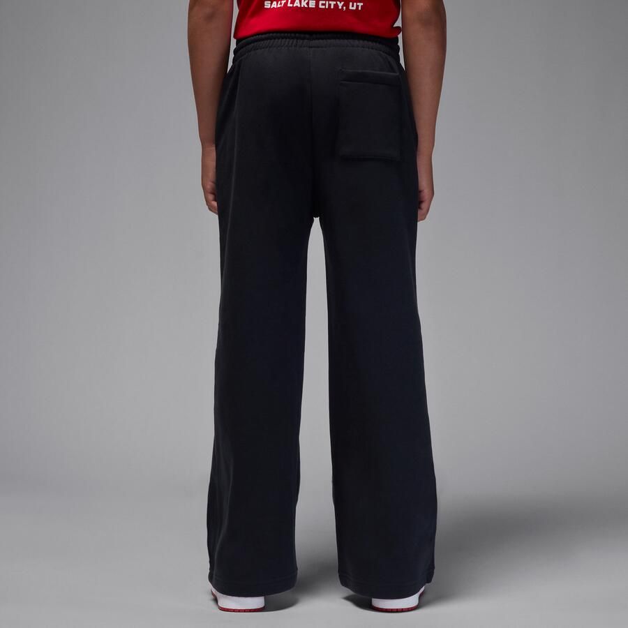 Jordan Brooklyn Essentials open fleecebroek voor kids Zwart