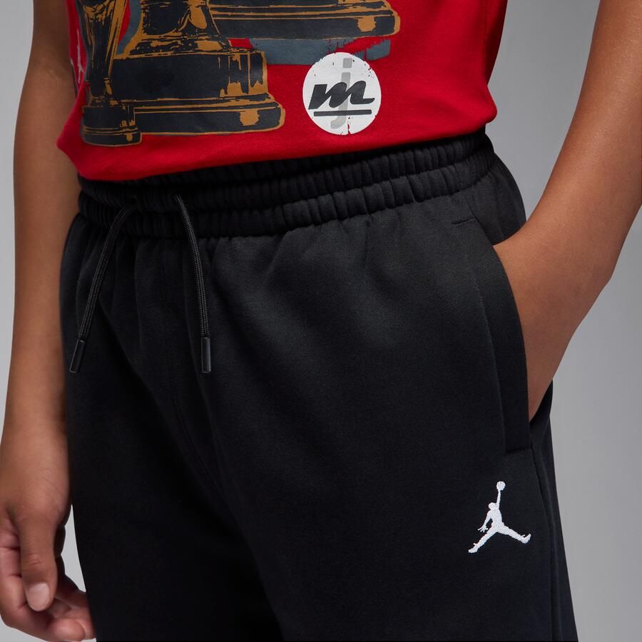 Jordan Brooklyn Essentials open fleecebroek voor kids Zwart - Foto 2