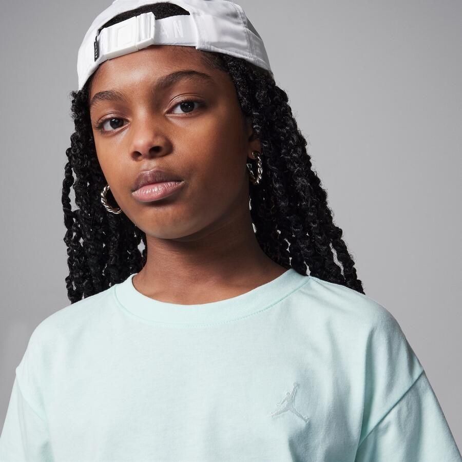 Jordan Brooklyn Essentials T-shirt voor kids Groen - Foto 2