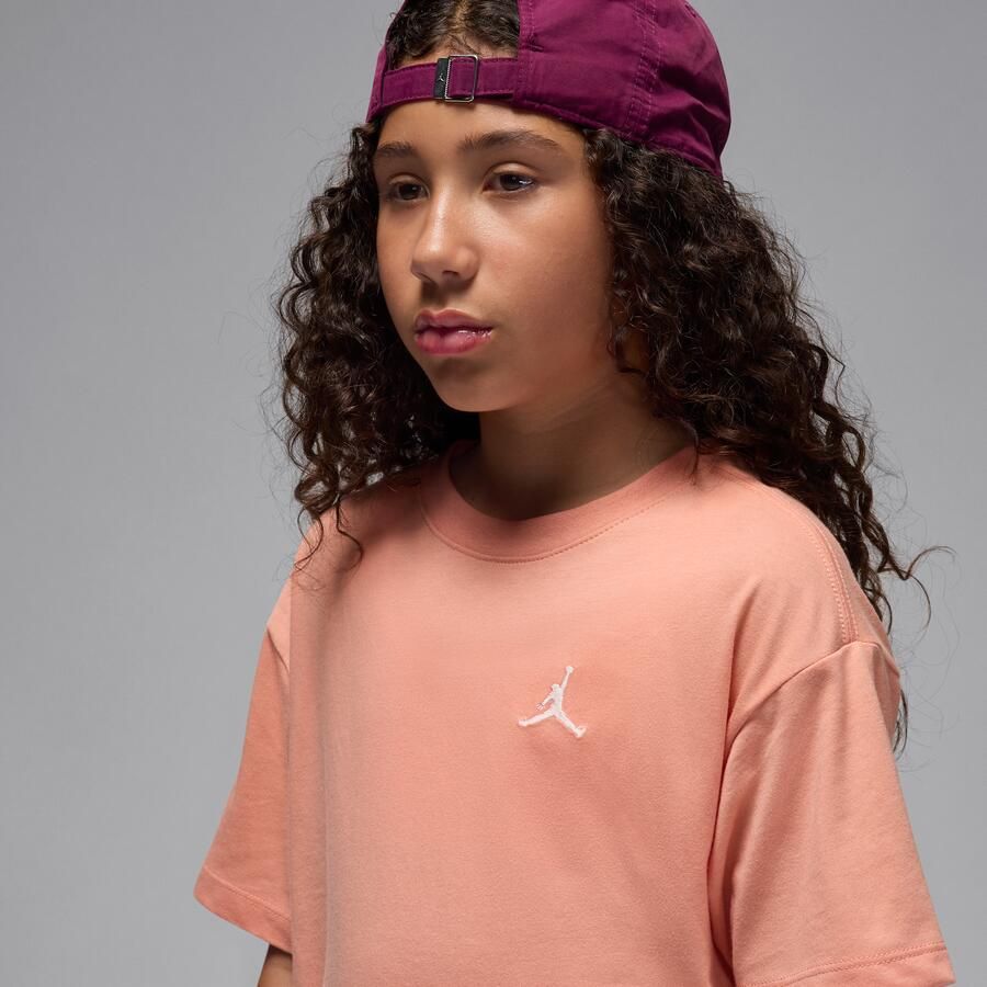 Jordan Brooklyn Essentials T-shirt voor kids Oranje - Foto 2
