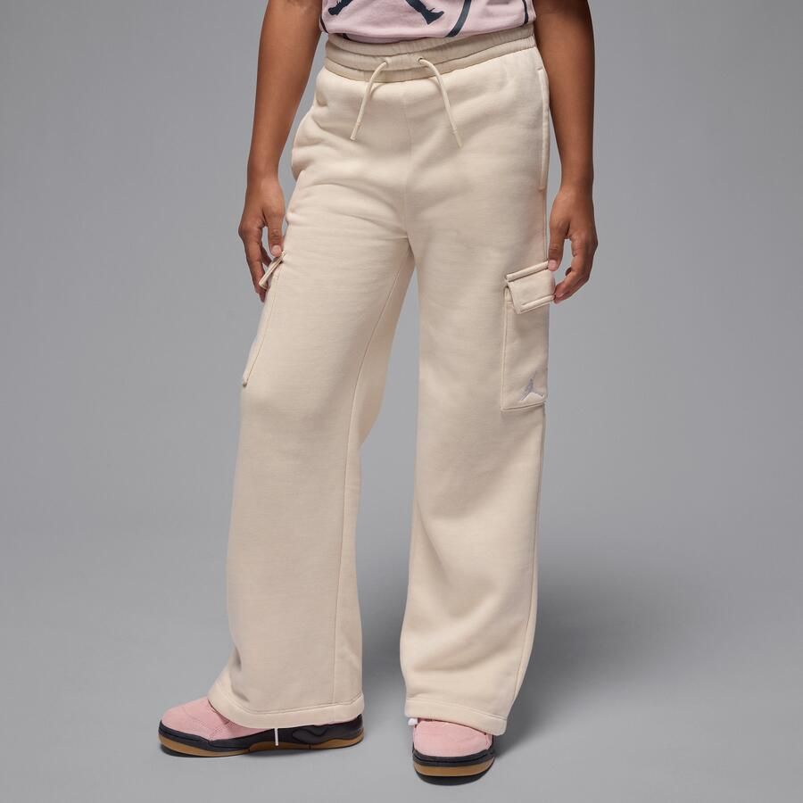 Jordan Brooklyn Fleece cargobroek voor kids Bruin - Foto 4