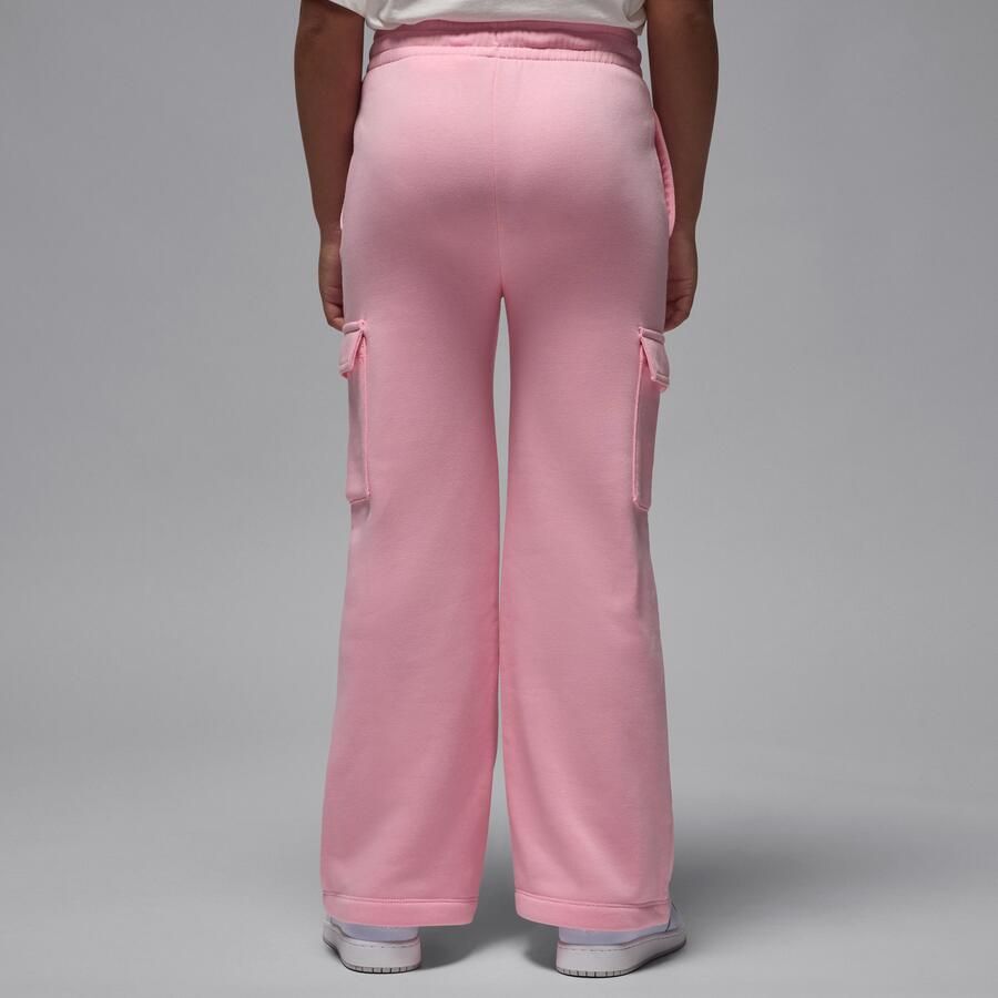 Jordan Brooklyn Fleece cargobroek voor kids Roze