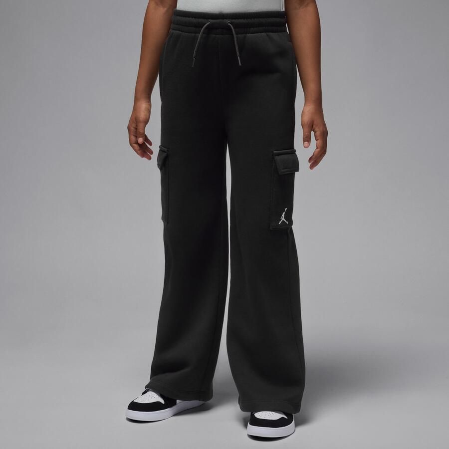 Jordan Brooklyn Fleece cargobroek voor kids Zwart - Foto 4