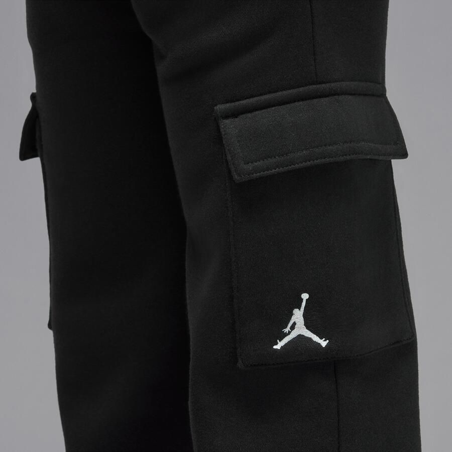 Jordan Brooklyn Fleece cargobroek voor kids Zwart - Foto 3