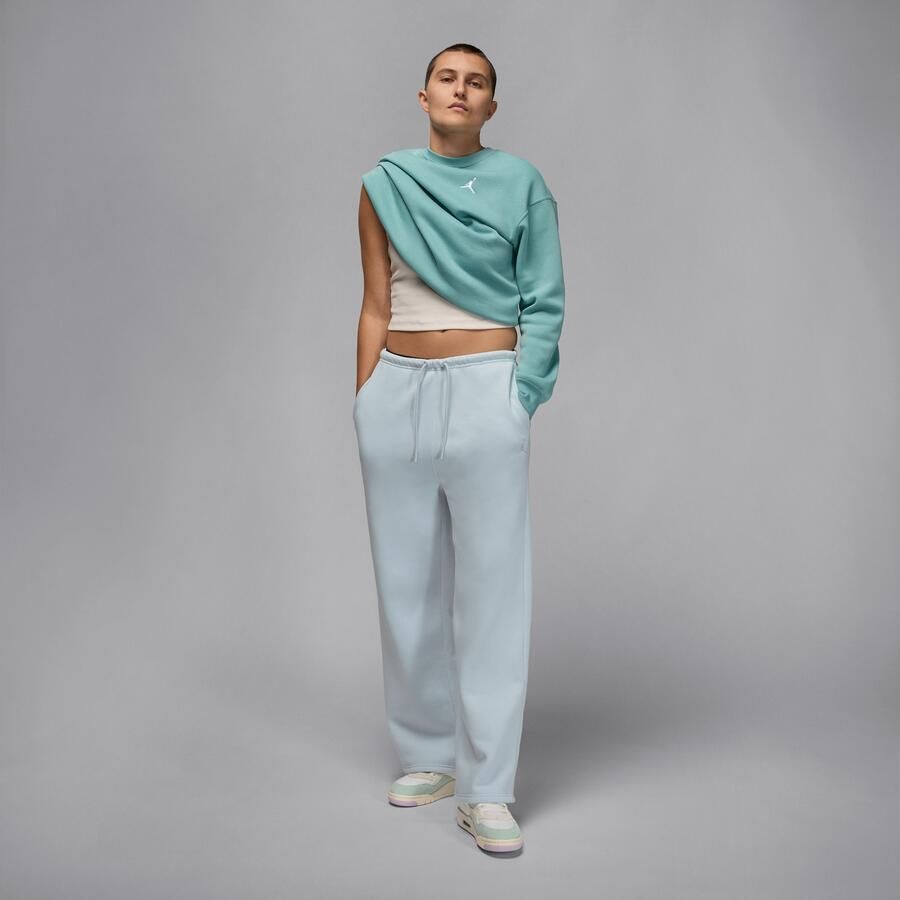 Jordan Brooklyn Fleece damesbroek met open zoom Grijs - Foto 3