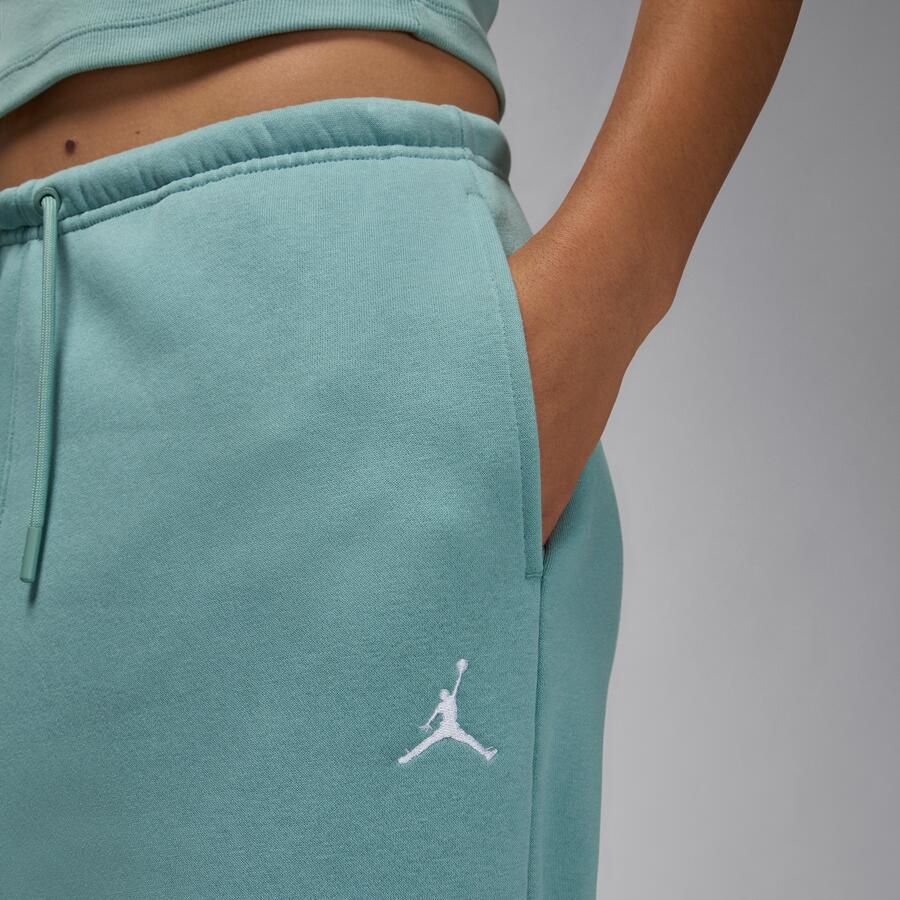 Jordan Brooklyn Fleece damesbroek met open zoom Groen - Foto 2