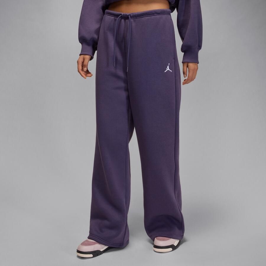 Jordan Brooklyn Fleece damesbroek met open zoom Paars - Foto 4