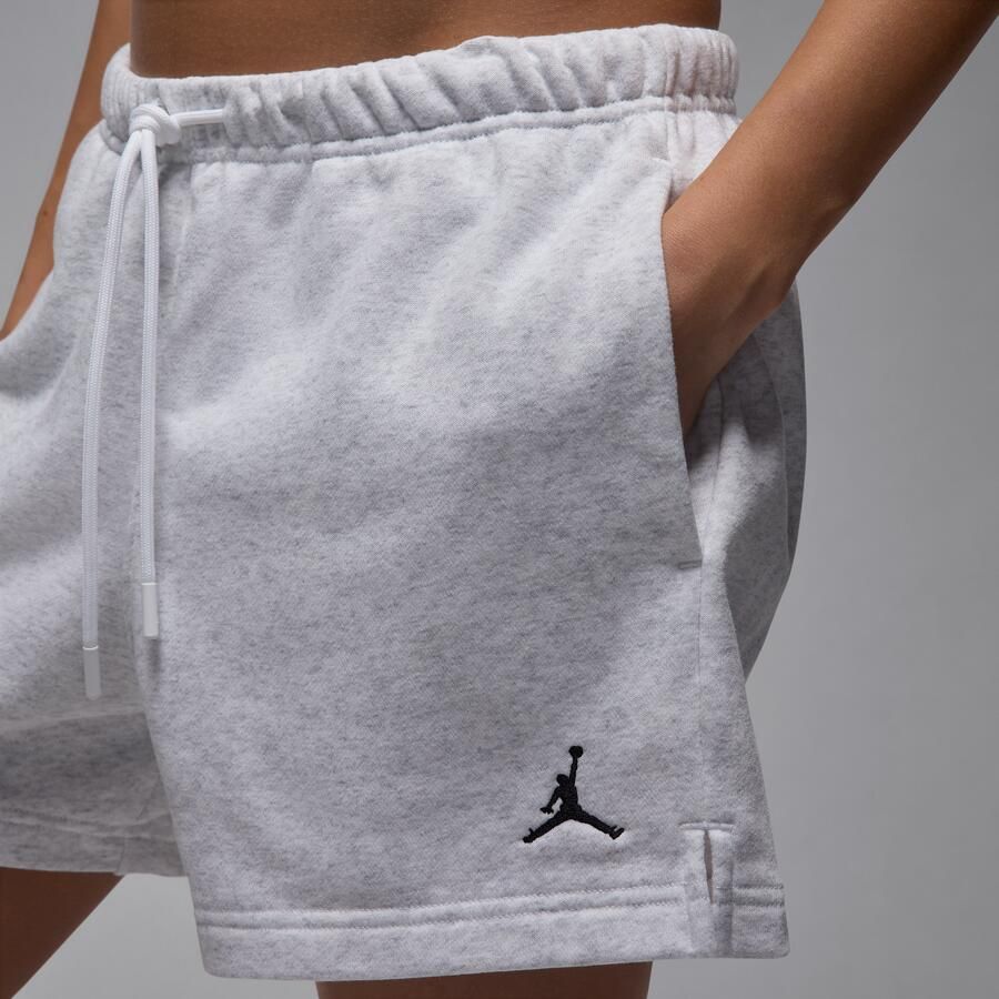Jordan Brooklyn Fleece damesshorts Bruin - Foto 3