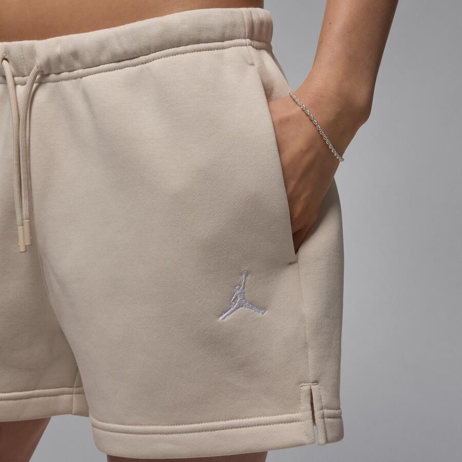Jordan Brooklyn Fleece damesshorts Bruin - Foto 3