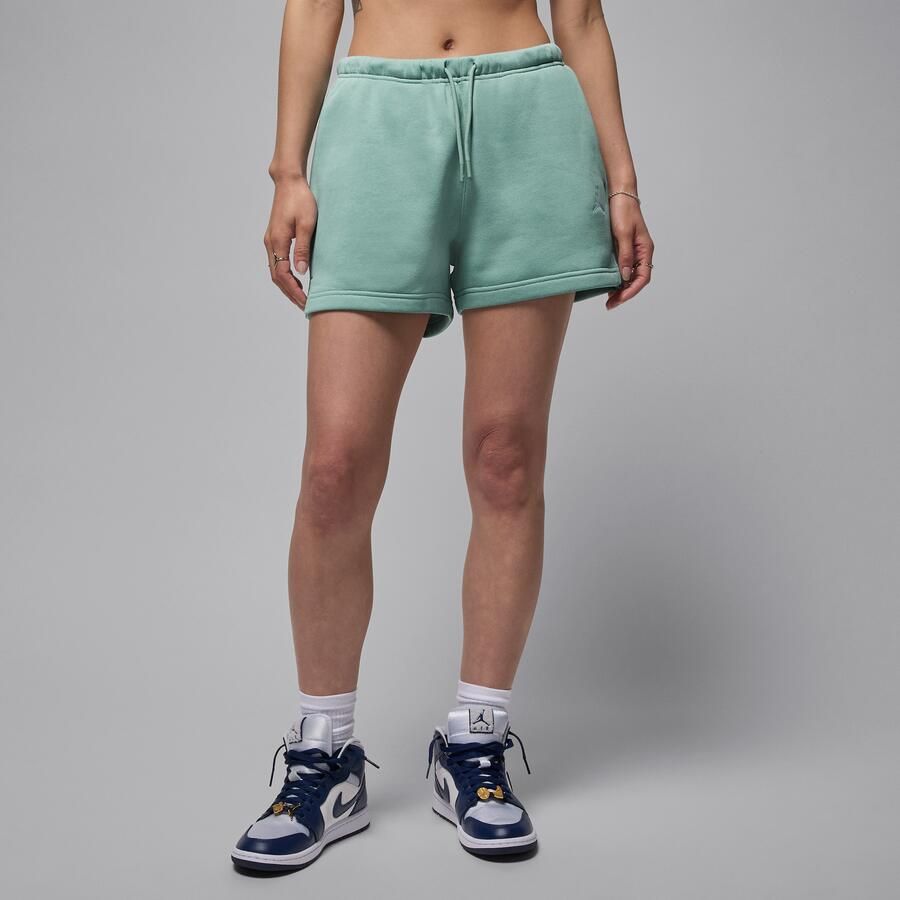 Jordan Brooklyn Fleece damesshorts Groen - Foto 4