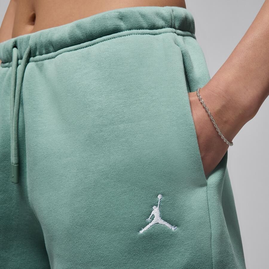Jordan Brooklyn Fleece damesshorts Groen - Foto 3