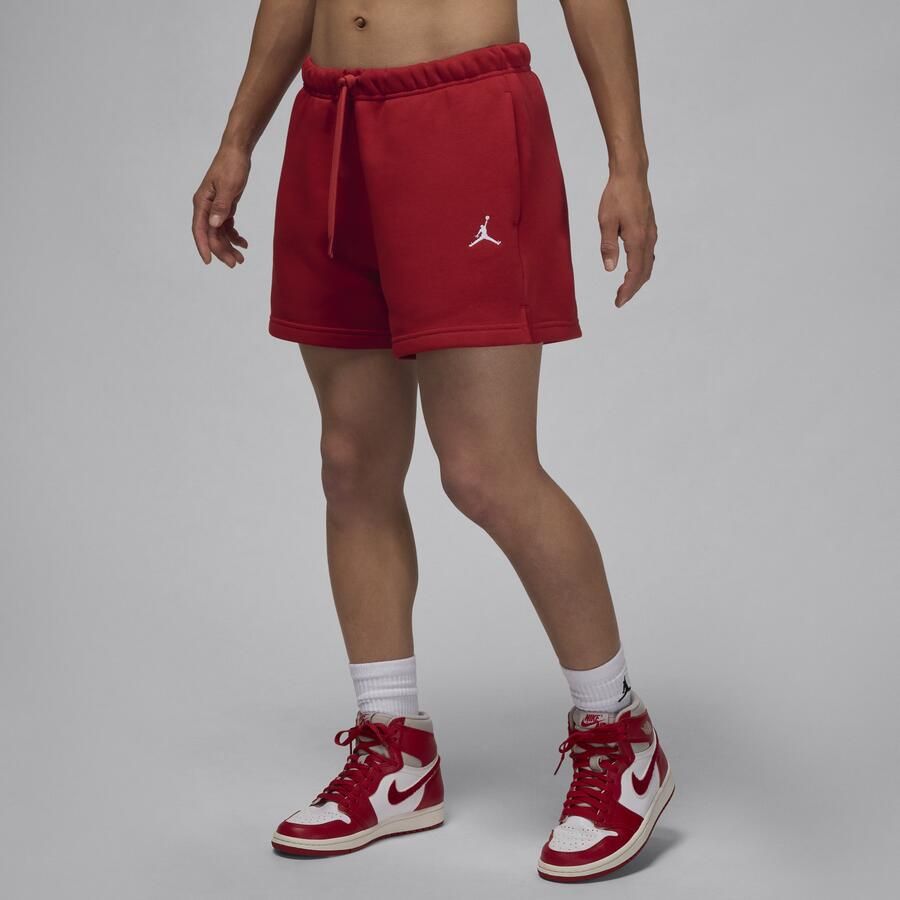 Jordan Brooklyn Fleece damesshorts Rood - Foto 3