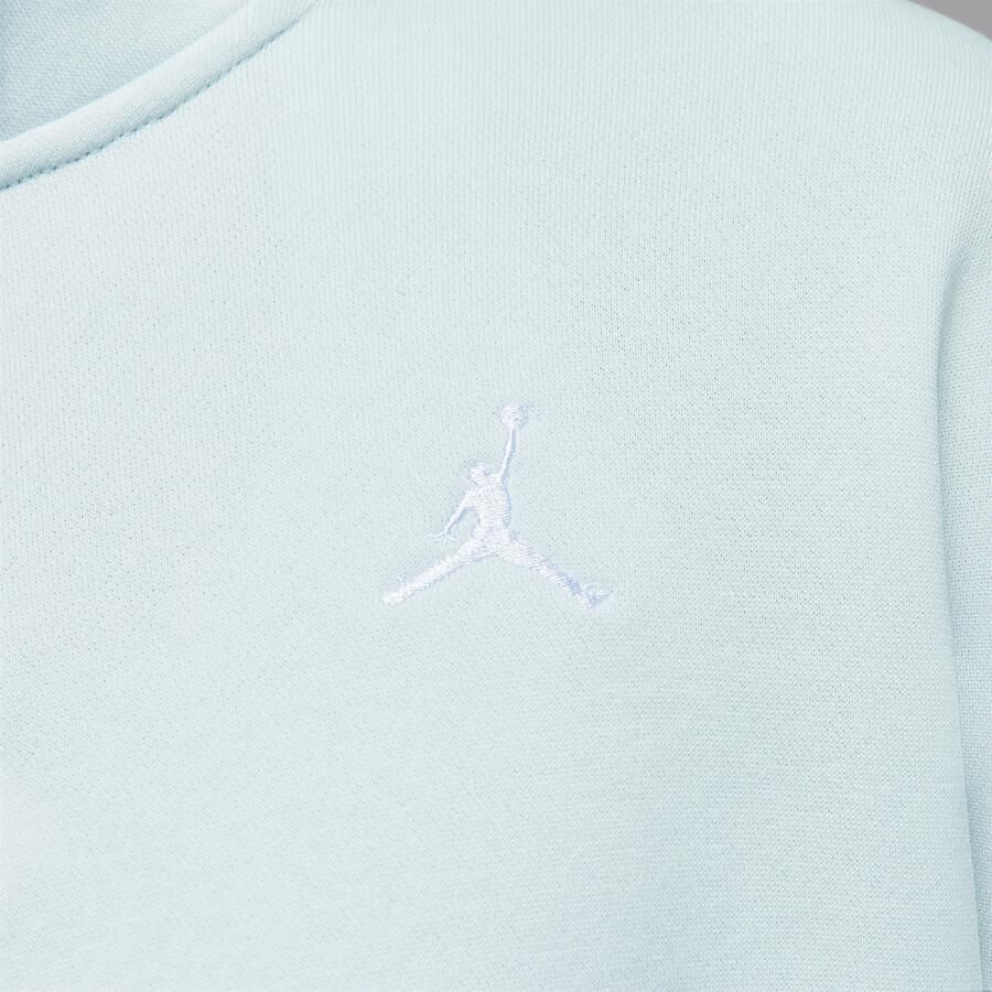 Jordan Brooklyn Fleece damestop met korte rits Grijs - Foto 3