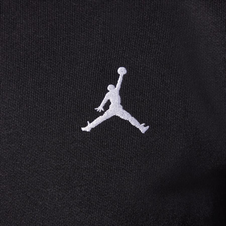 Jordan Brooklyn Fleece Essentials top met ronde hals voor kids Zwart - Foto 3