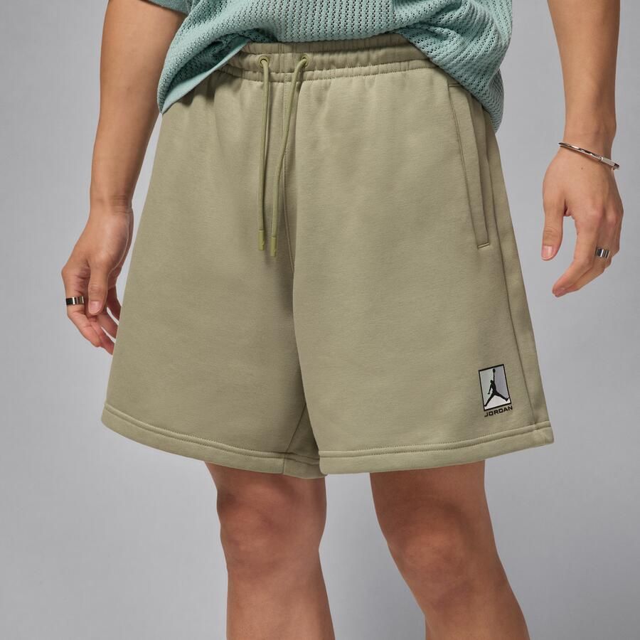 Jordan Brooklyn Fleece herenshorts met graphic Bruin