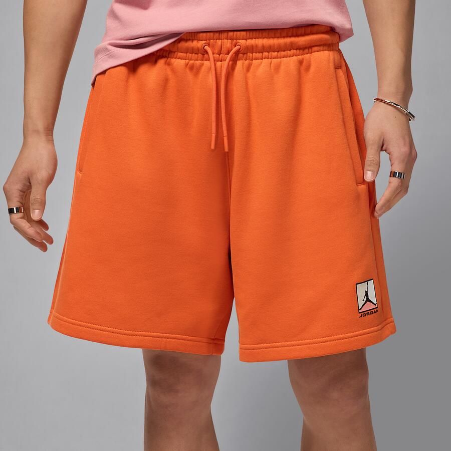 Jordan Brooklyn Fleece herenshorts met graphic Oranje