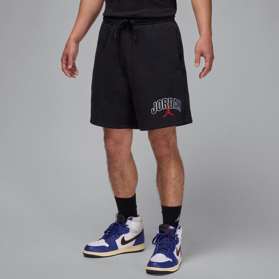 Jordan Brooklyn Fleece herenshorts met graphic Zwart