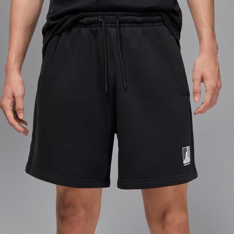 Jordan Brooklyn Fleece herenshorts met graphic Zwart