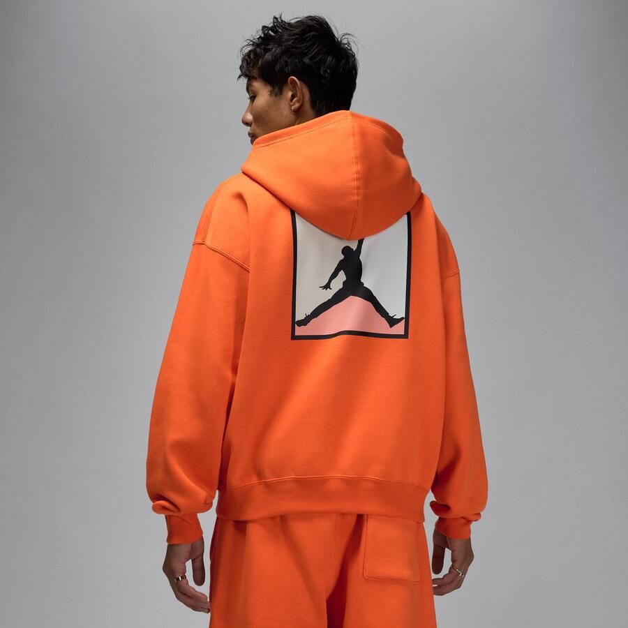 Jordan Brooklyn Fleece hoodie met graphic voor heren Oranje - Foto 4