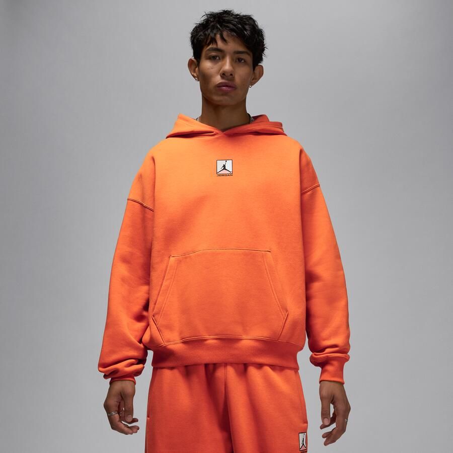 Jordan Brooklyn Fleece hoodie met graphic voor heren Oranje