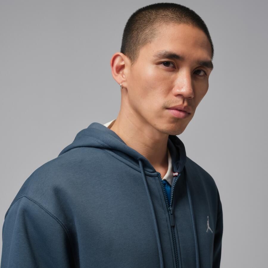 Jordan Brooklyn Fleece hoodie met rits voor heren Blauw - Foto 2